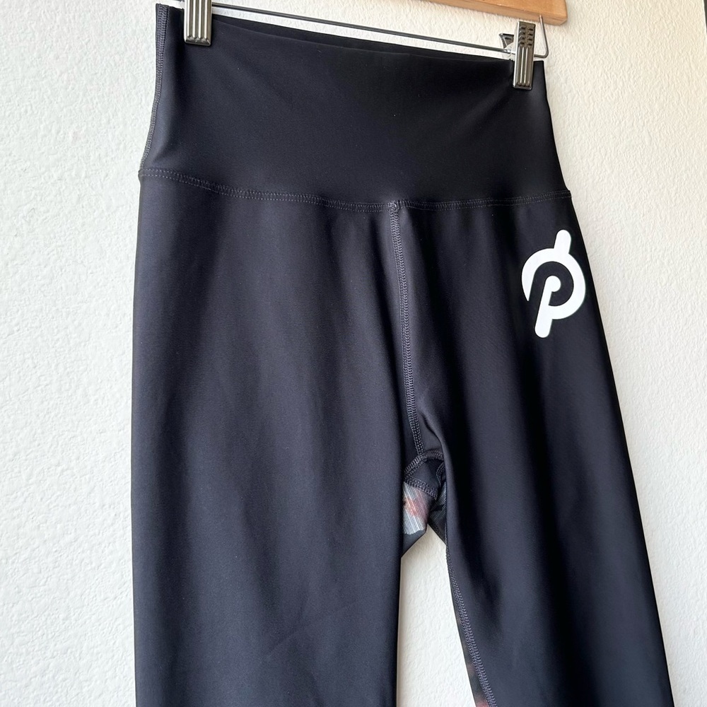 Peloton Show Up Floral Leggings Sz M Medium - Picture 6 of 15